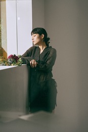 Lace Hem Sheer Cardigan knit