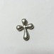 Vintage 925 Silver Tiffany Style Puffy Cross Pendant Top