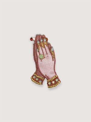 EMB PIN BROOCH【PRAYING HANDS】