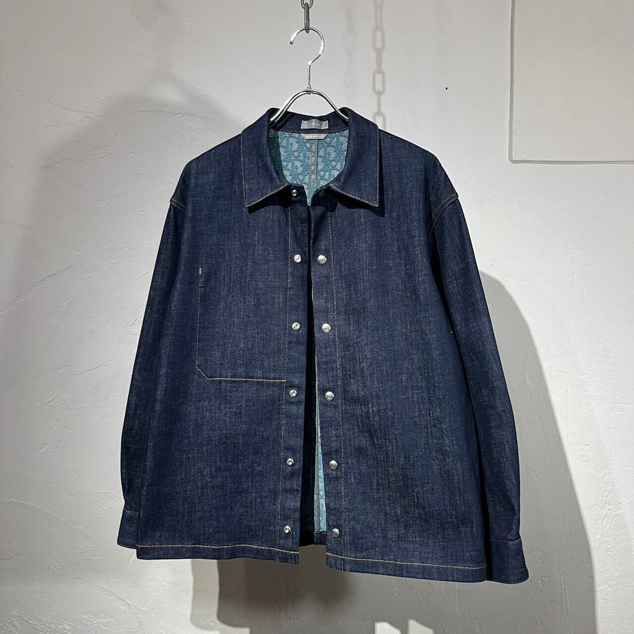 21SS DIOR Indigo Denim Jacket made in Italy | VOLAR