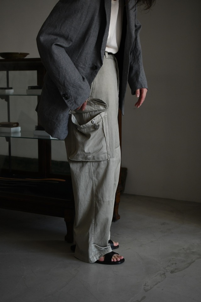 A.PRESSE /Vintage FA HBT M-47 Pants (Greige)