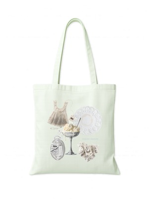TEA LOG TOTE -MINT-