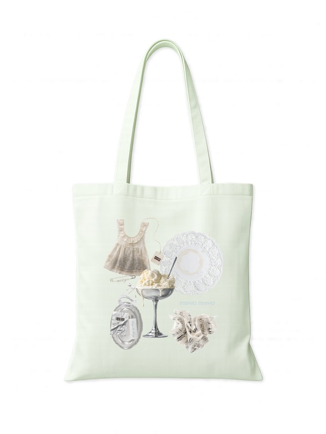 TEA LOG TOTE -MINT-