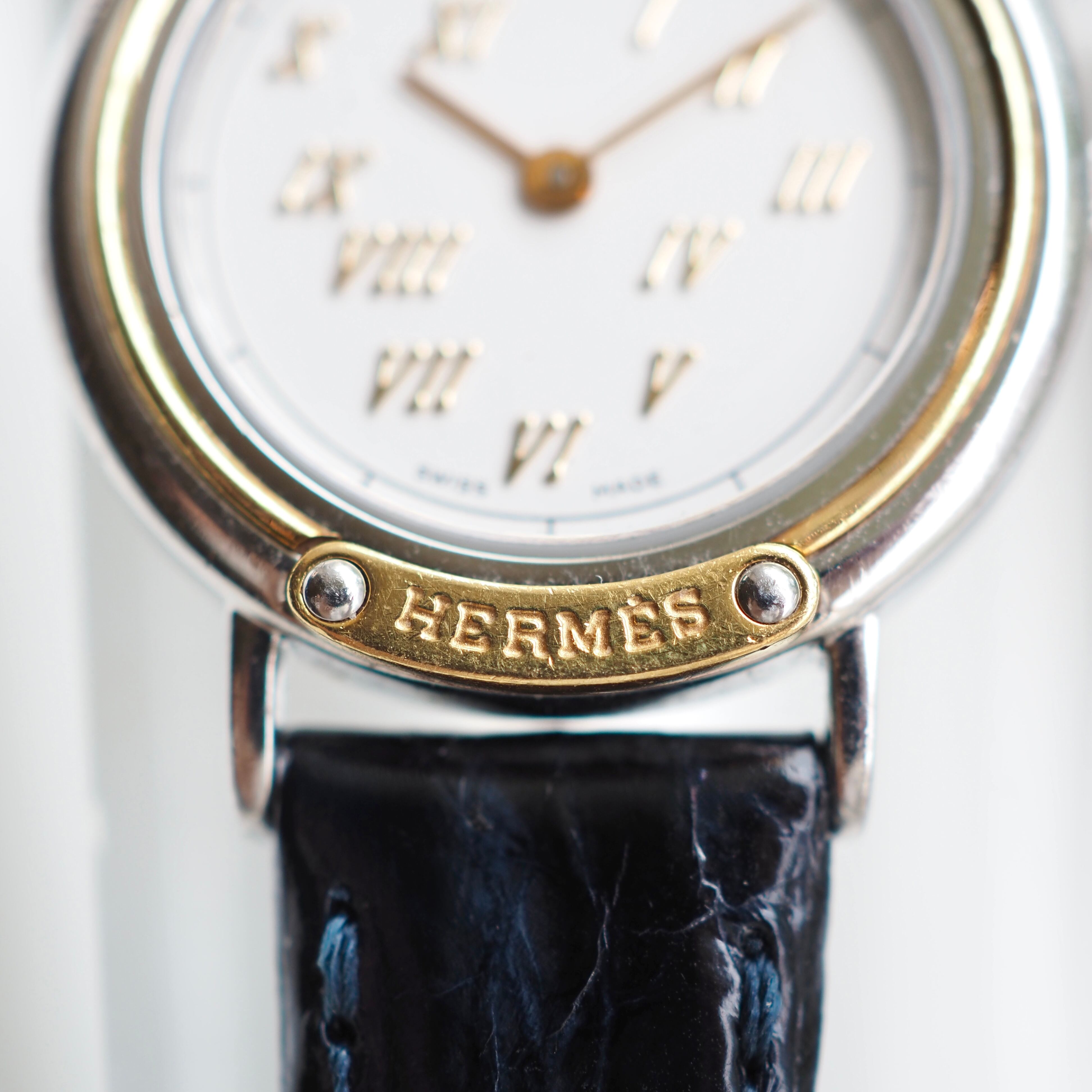 HERMES エルメス メテオール レディース クォーツ ヴィンテージ時計