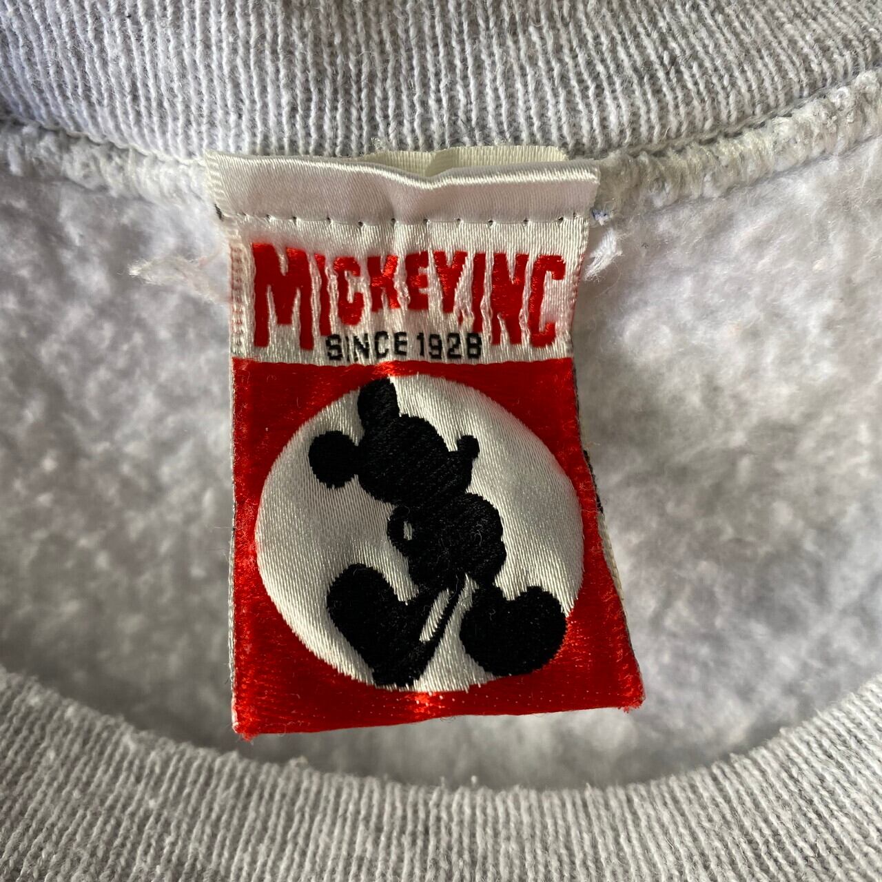 90年代 MICKEY INC ハーフボタン キャラクタースウェットシャツ トレーナー USA製 メンズM ヴィンテージ /eaa313867