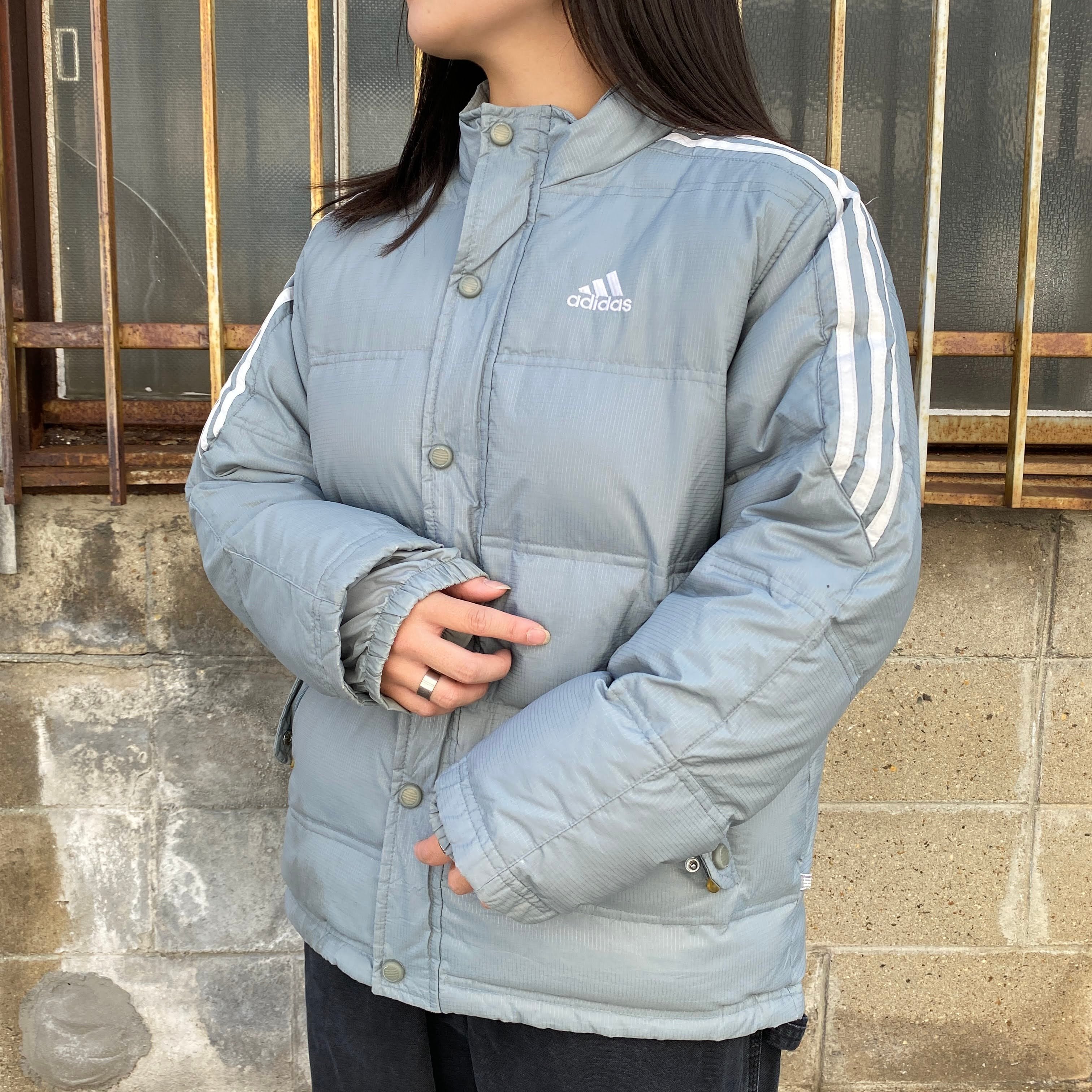 00年代 adidas アディダス ダウンジャケット レディースS相当 古着  