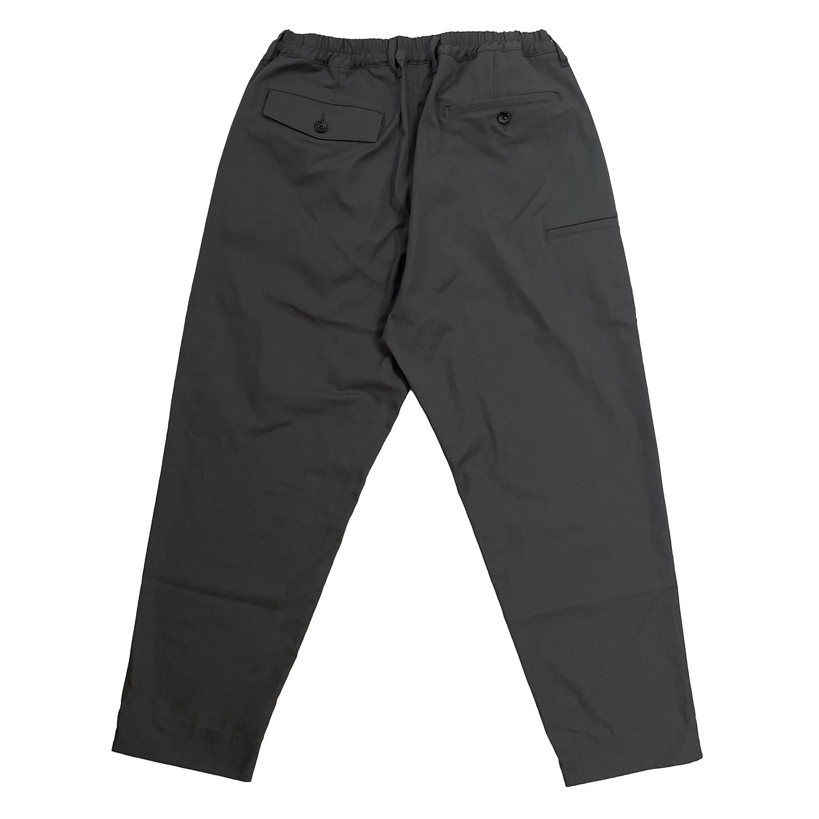 ONE TUCK STRETCH PANTS -CHARCOAL- | 8G SHOOT WEBSTORE