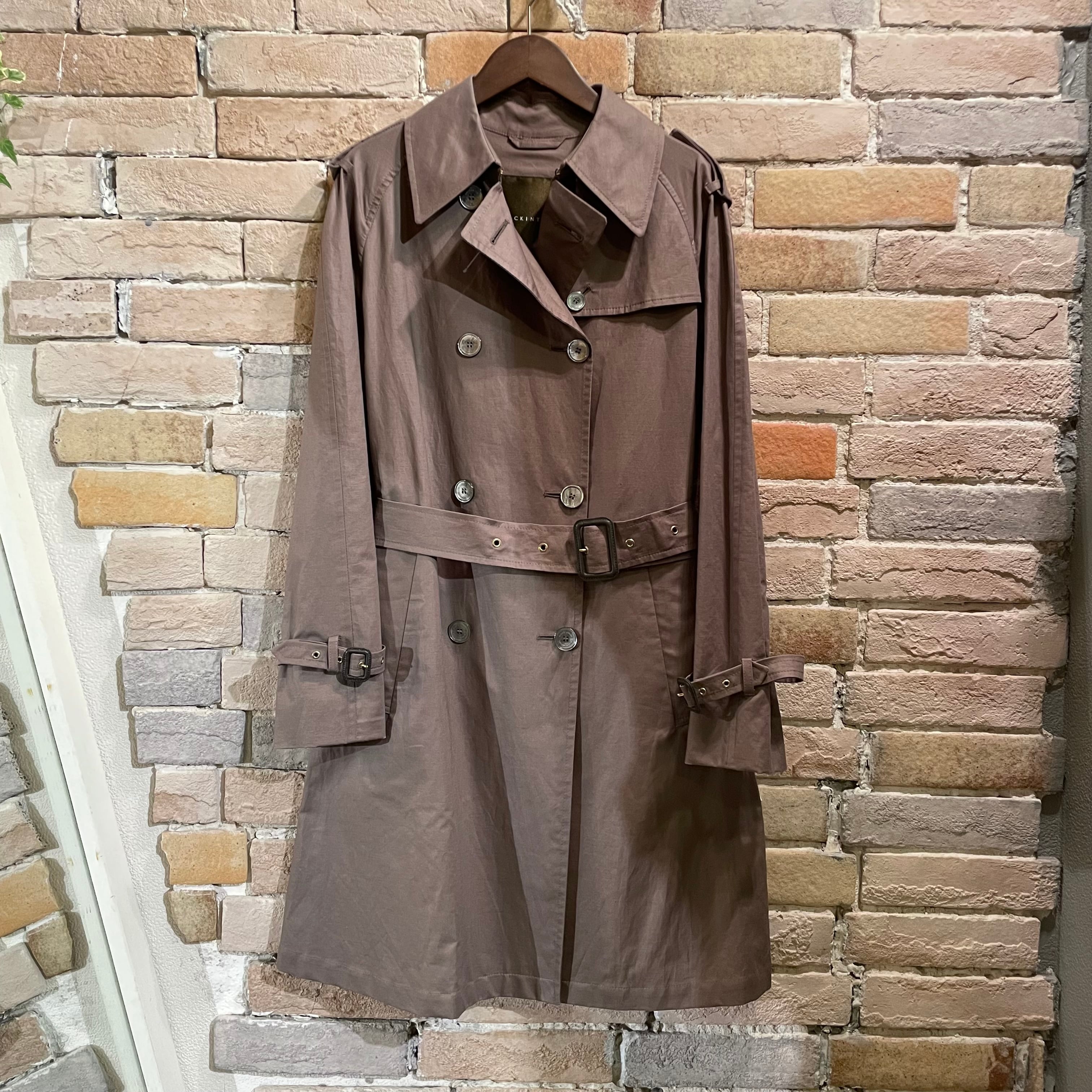 aquascutum “ladies tweed coat” size12 イングランド製 アクア
