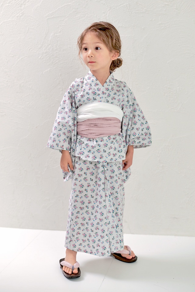 YUKATA long dress〈Light blue〉