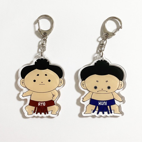 Ryo&Kuni™ ペア アクリルキーホルダー (2個セット)