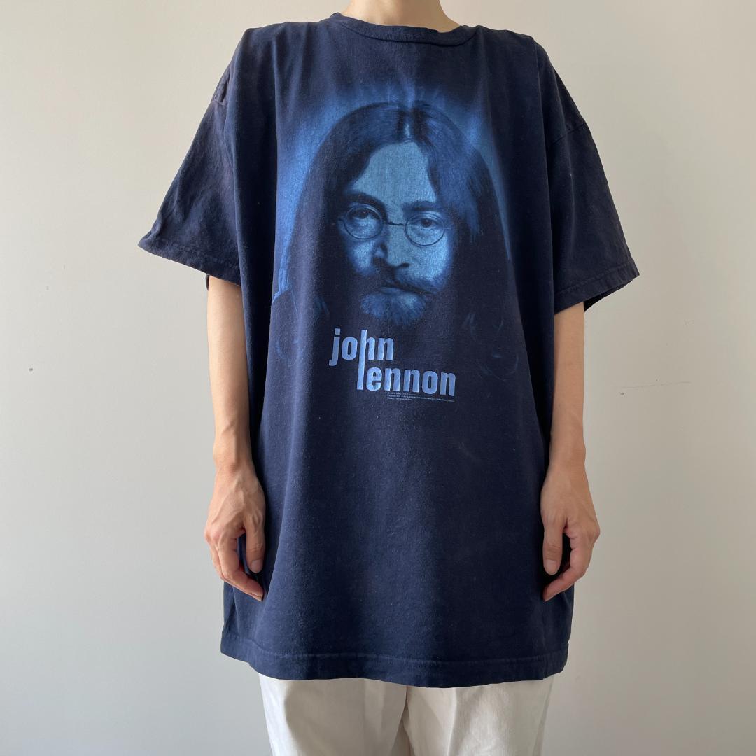 レア 90s JOHN LENNON ビンテージ Tシャツ L USA製 バンドTシャツ