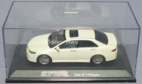 エブロ43441 ホンダ アコード ユーロR (CL7) 白パール | 絶版ミニカー