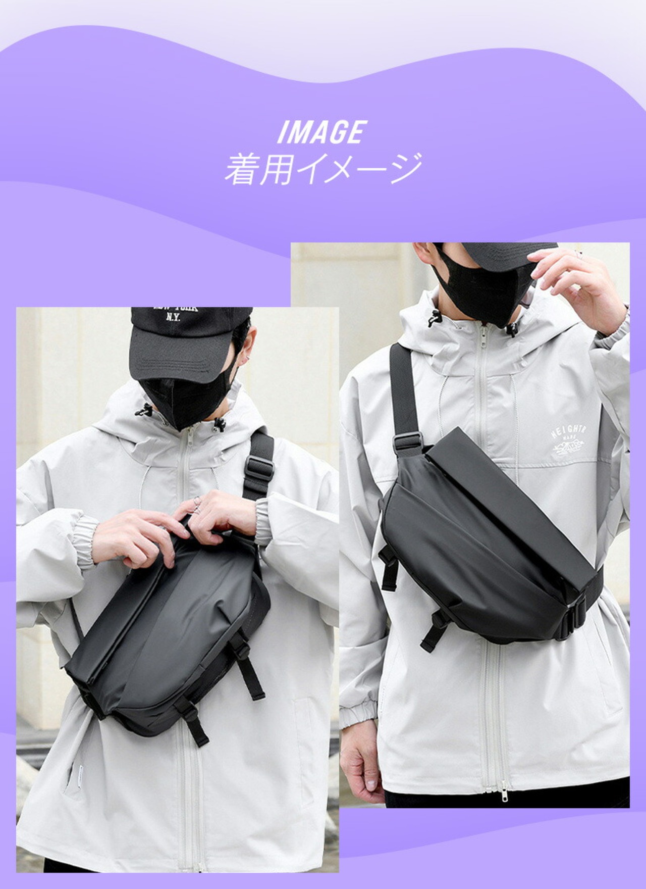 ショルダーバッグ 超軽量 撥水 ブランド ビジネス 旅行 ヌメ革感 散歩 フォーマル 社会人 収納 プレゼント ギフト イケおじ 斜めがけ 30代 バッグ サコッシュ ウエストバッグ メンズ 小型 収納 ボディバッグ 人気 カバン