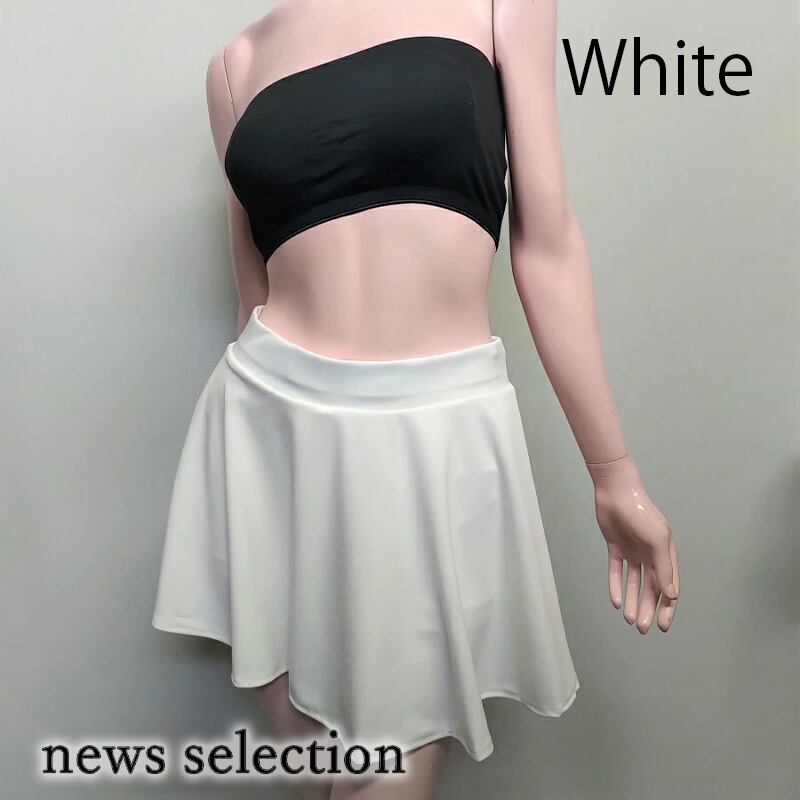 大人気商品！】フレアスカート インナーパンツ付き ミニスカート