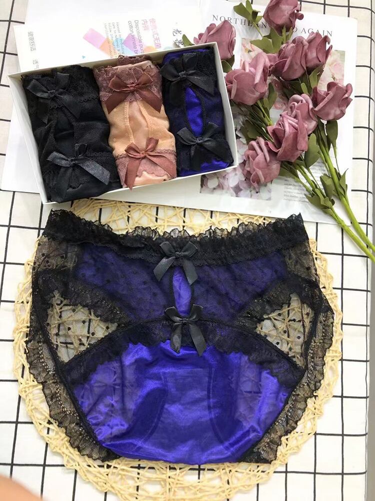 水玉メッシュレースパンツ ミックスインファッション77333024709