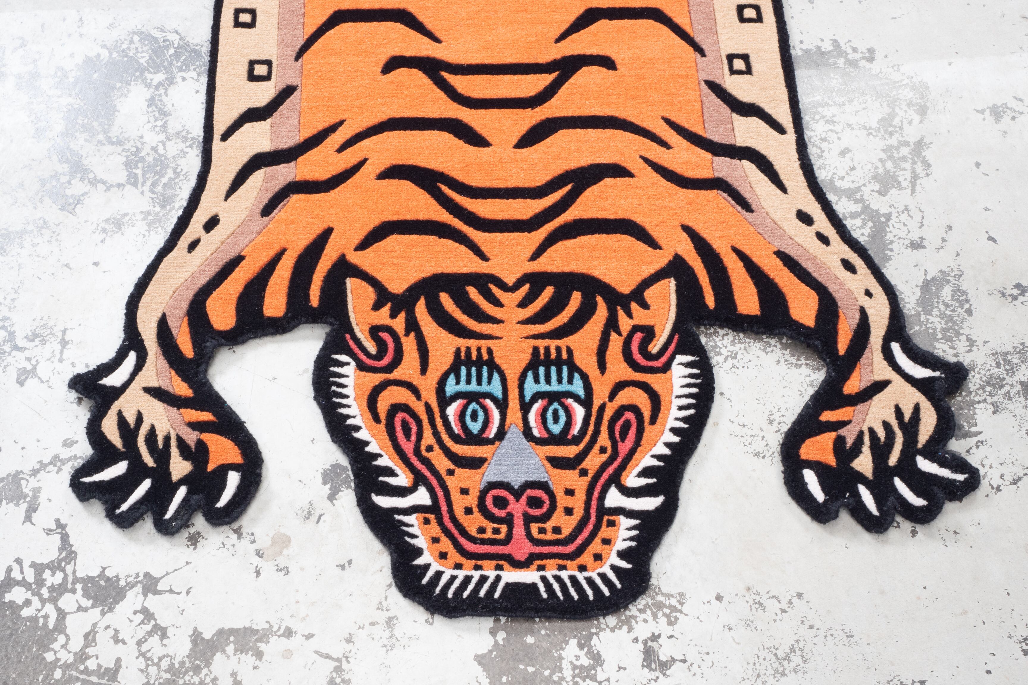 Tibetan Tiger Rug 《Mサイズ•ウール・オリジナル3・トラディショナル