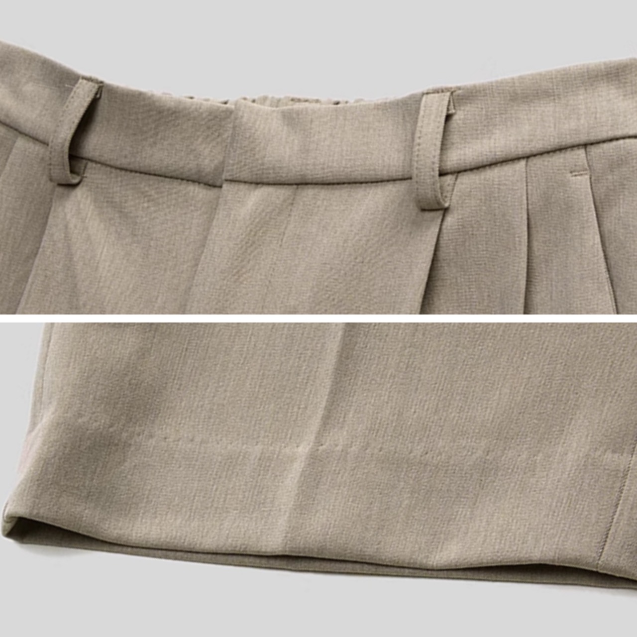 モダンシンプルテーパードパンツ　0798