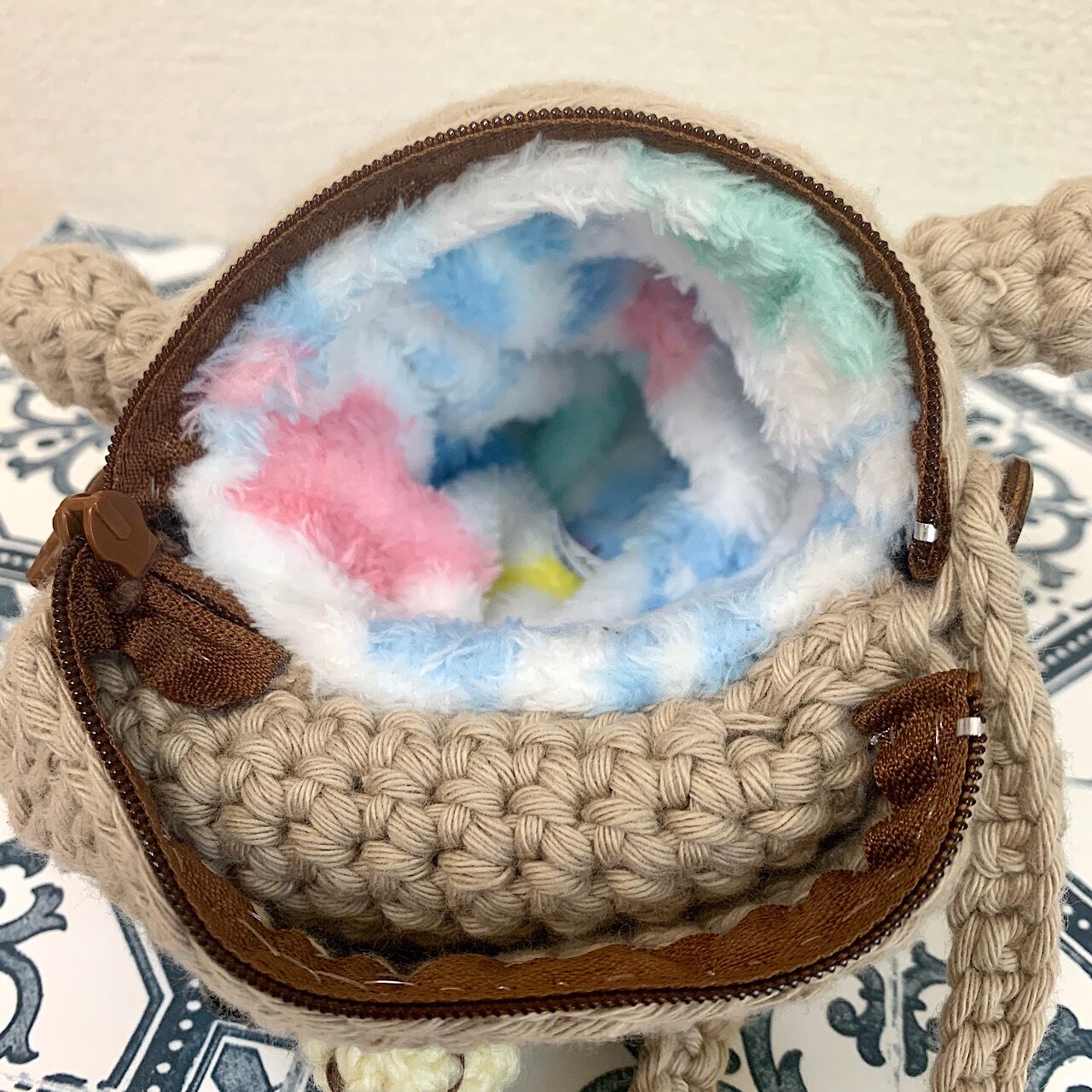 受注制作】モモンガポーチ カナビラ付 | LA GARANCE