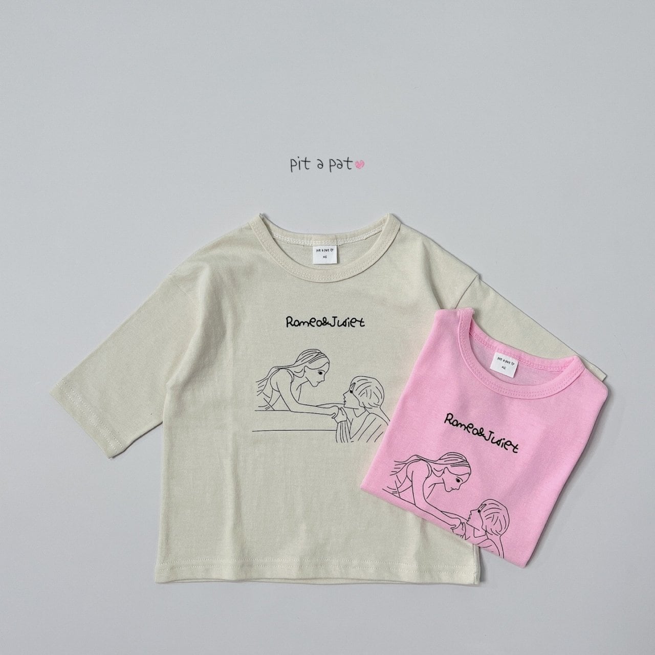 均一セール|クリーム90【取寄】pit a pat|Romeo Juliet T-shirt