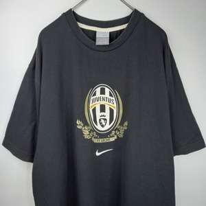ナイキ　オーバーサイズTシャツ　半袖　ユベントス　刺繍スウォッシュ　XXL