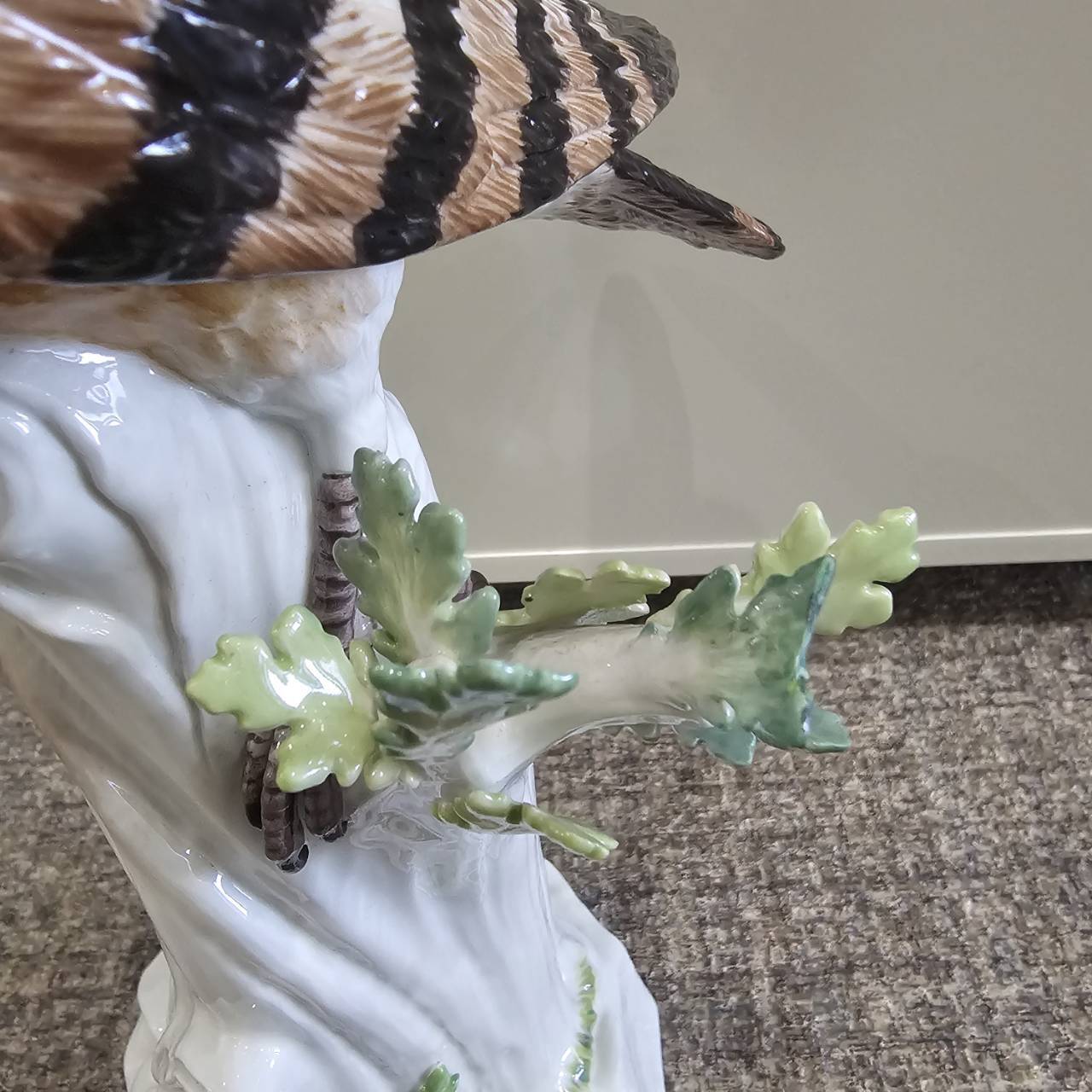【1級品】マイセン ケンドラー作 ヤツガシラ 大型33cm フィギュリン 極希少】マイセン フィギュリン ヤツガシラ 鳥 ケンドラー 名作 77072