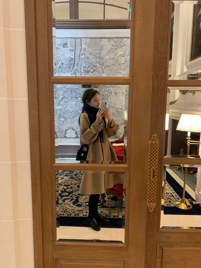 (OUNCE) flare cashmere handmade  coat / 2color