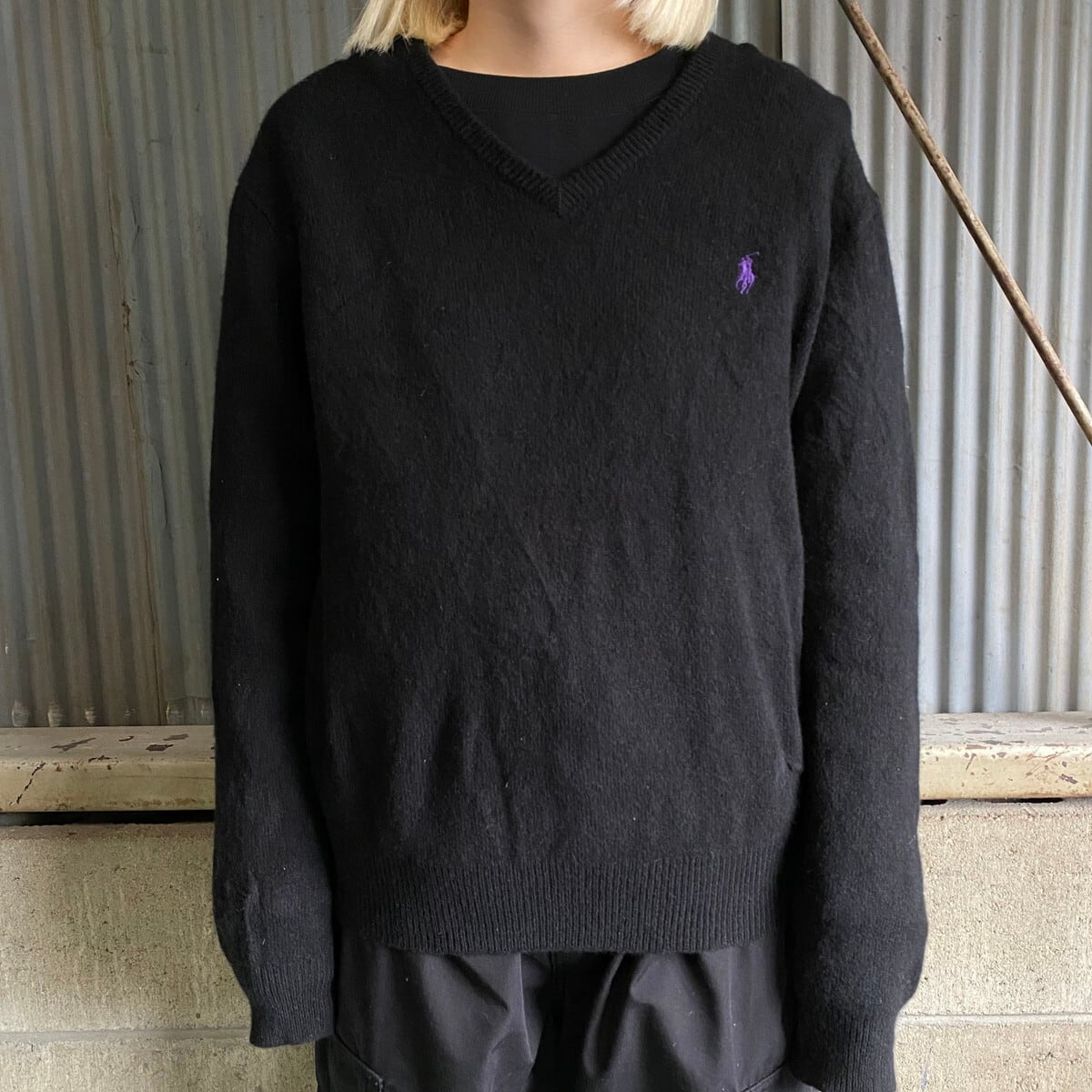 POLO Ralph Lauren ポロ ラルフローレン ウールニットセーター メンズL 