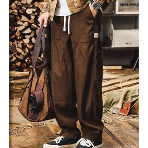 American retro cotton fleece casual pan(VE234)