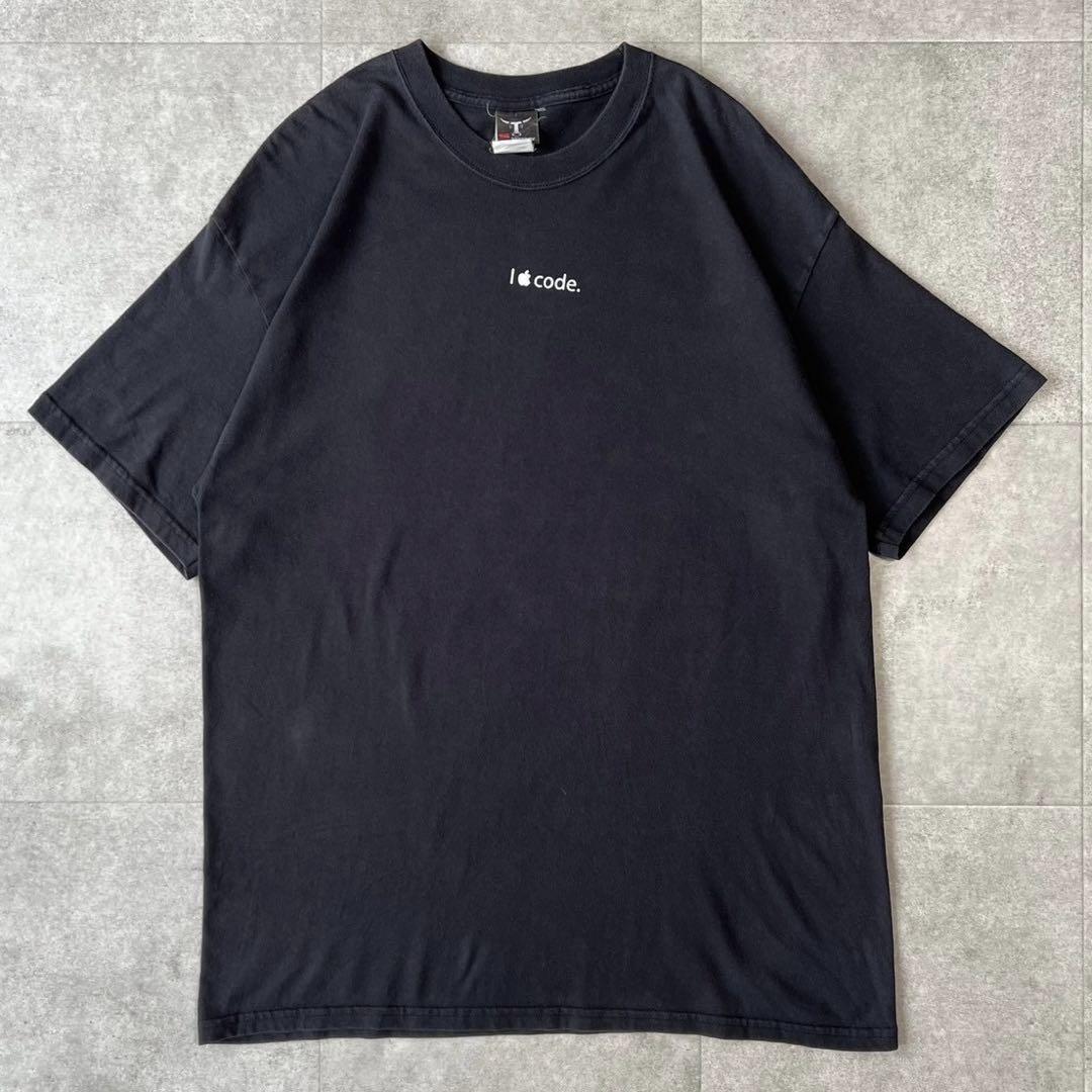 Apple アップル 企業物 00s ビンテージ tシャツ 黒 ブラック tee Apple アップル 企業物 00s ビンテージ tシャツ 黒 ブラック tee