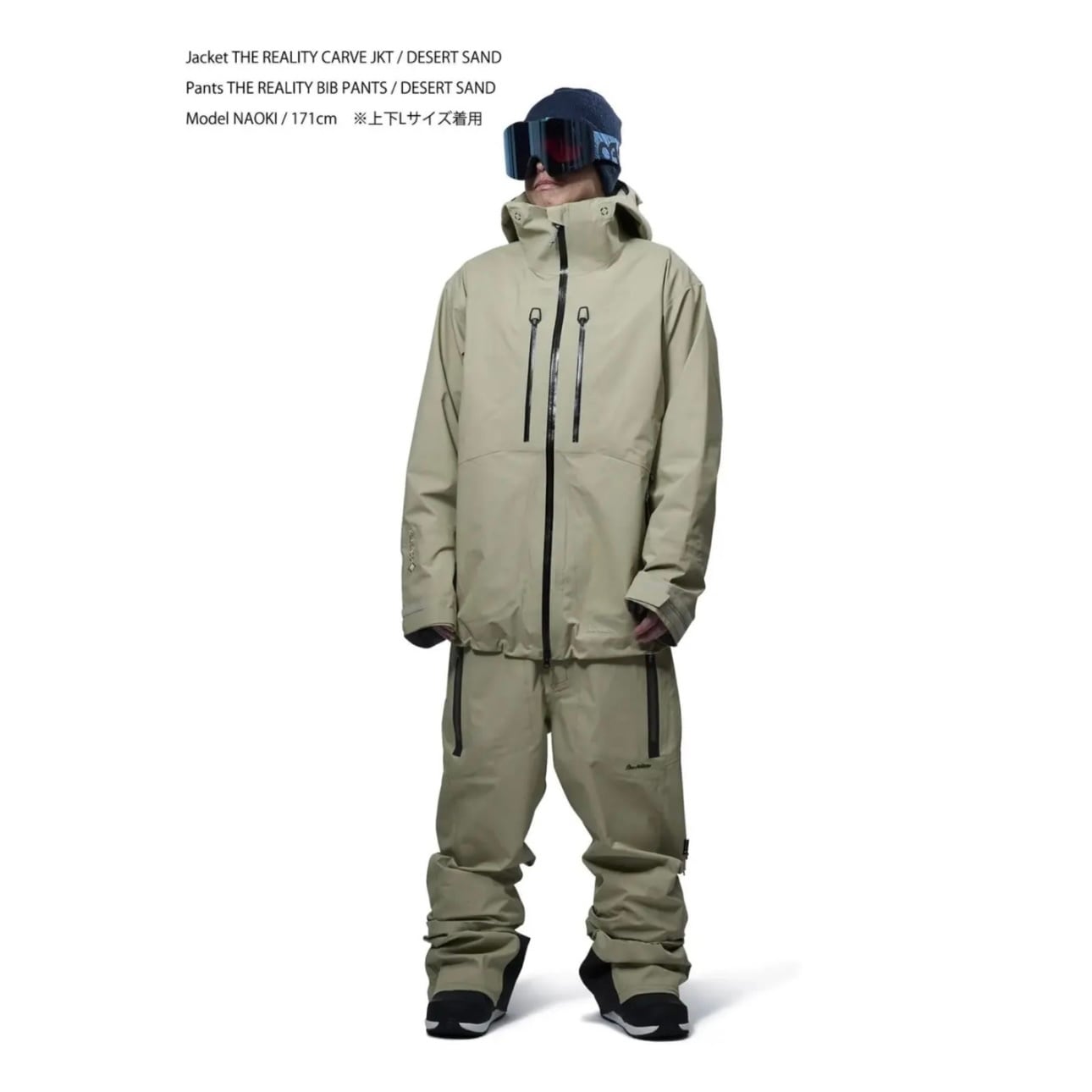 REW 『 THE REALITY 3L BIB PANTS 25 - DESERT SAND 』 26/27