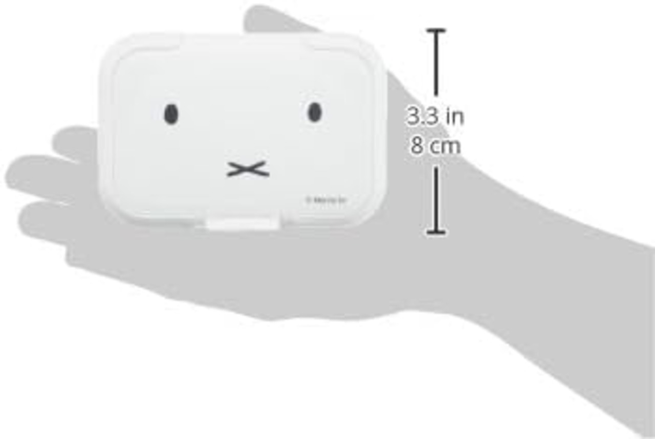 EDISONmama(エジソンママ) ビタット ミッフィー ホワイト おむつ用品 おむつ交換シート おしりふきやウェットシートのふた レギュラーサイズ 貼ってはがせる 繰り返し使える 片手で取り出せる 乾かず 密着