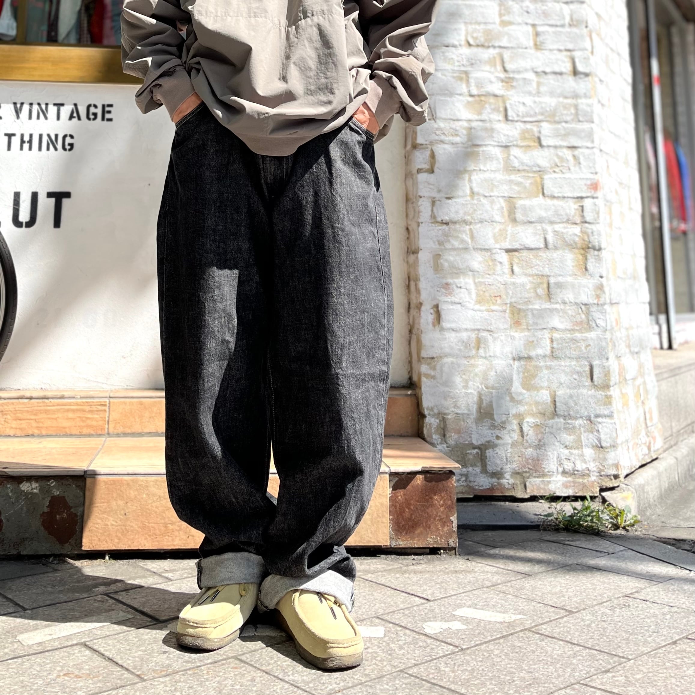 size:W36L32【 Polo Jeans 】ポロジーンズ ブラックデニムパンツ ジーンズ 黒 古着 古着屋 高円寺 ビンテージ