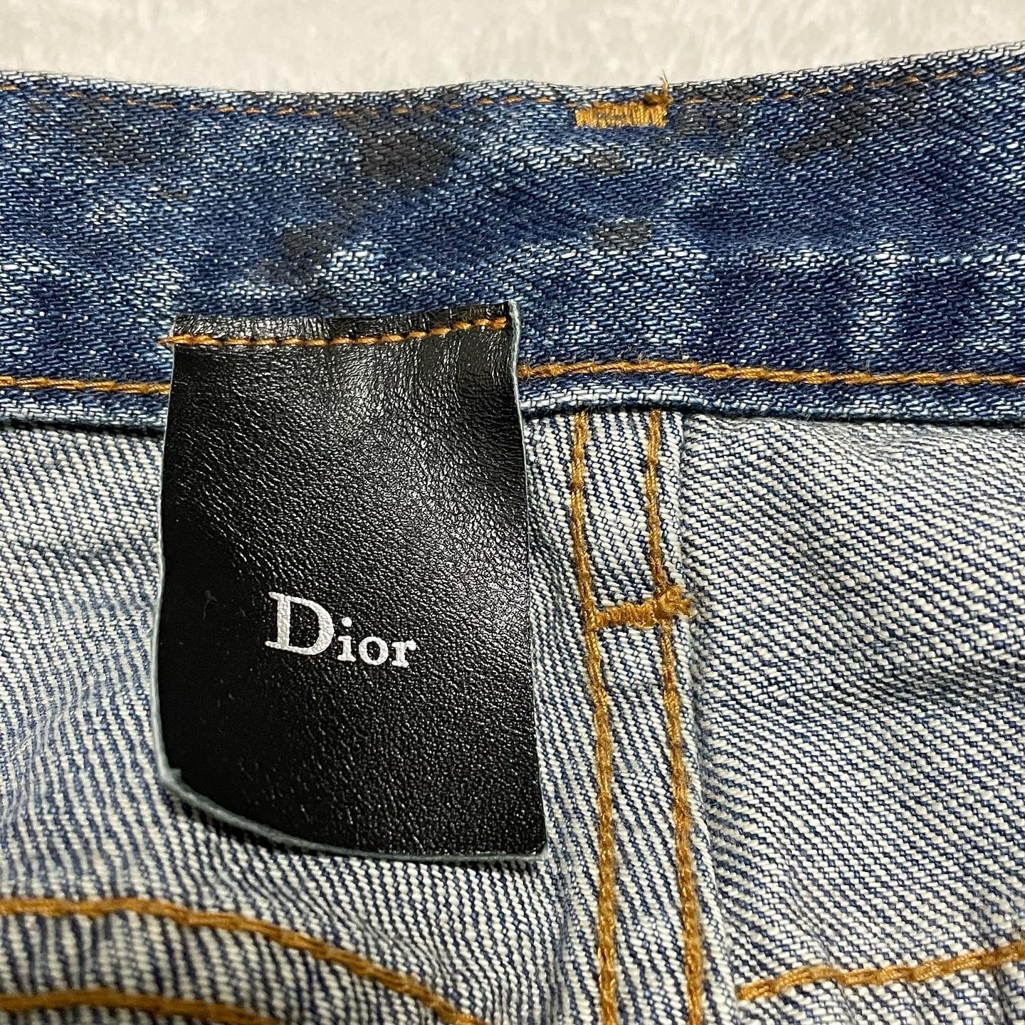 HEDI SLIMANE】 Dior HOMME ディオール オム 爪痕加工デニム 