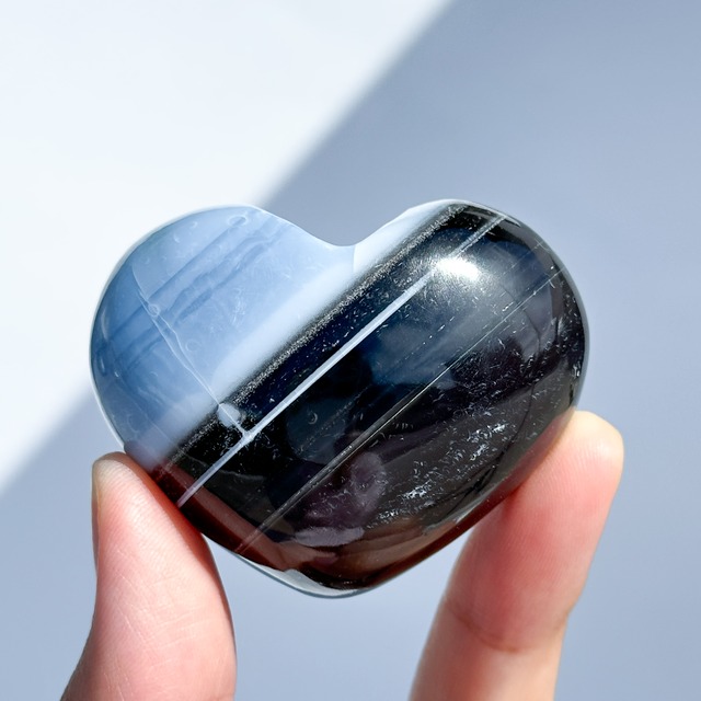 ブルーオパール ハート44◇ Blue Opal ◇ 天然石・鉱物・パワーストーン