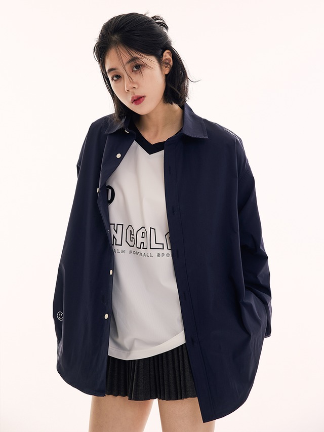 エンブロイダリールーズシャツ / Embroidered Loose Shirt【un1101】