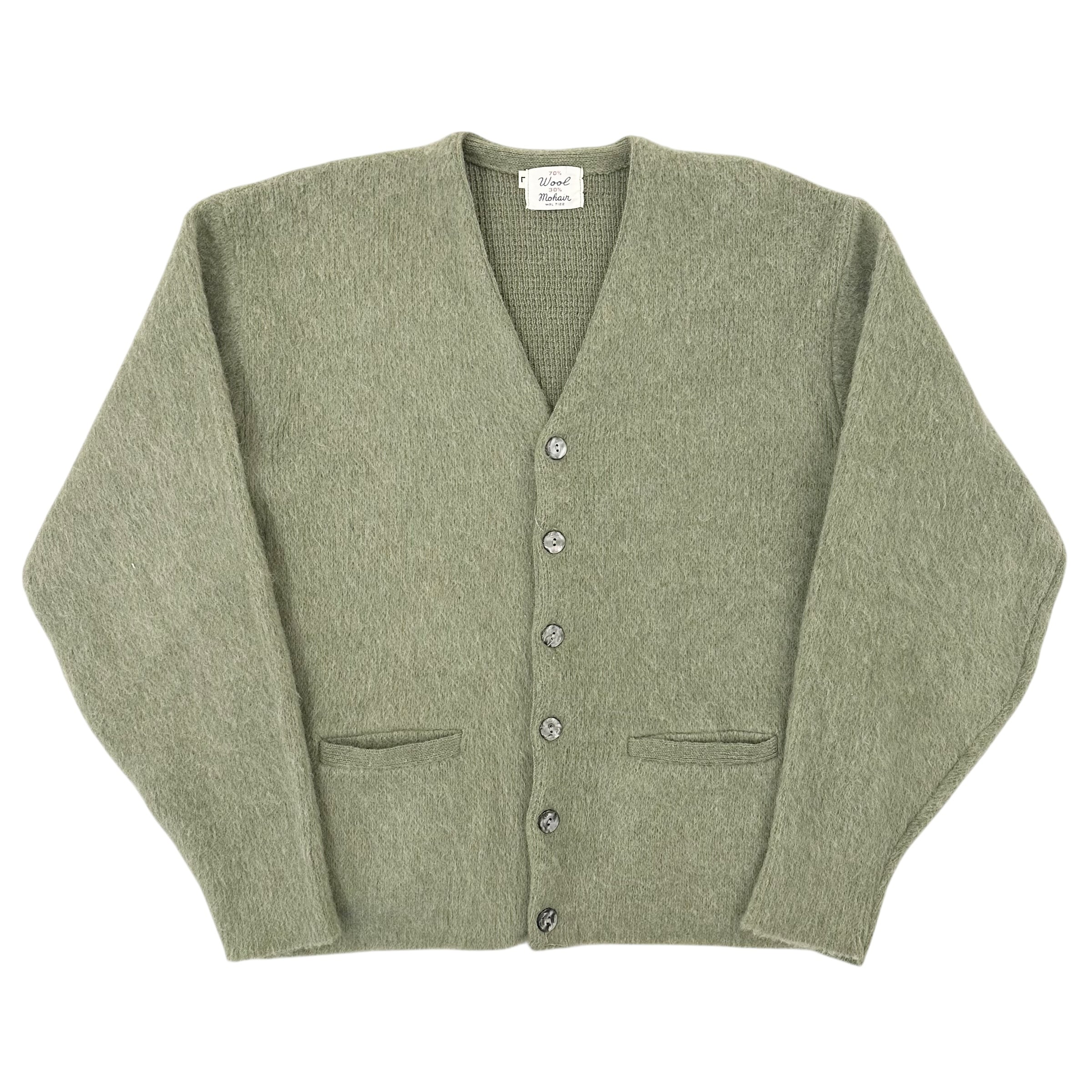 ディーゼル ニット モヘア　グリーン 定価64000円　白濱亜嵐着用 DIESEL◇K-Edro◇Dロゴ モヘア混 オーバーサイズ セーター (DIESEL