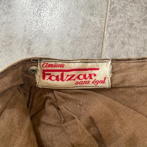 30-40s Falzar ジョッパーズ コーデュロイ ブラウン パンツ W39 詳細写真2
