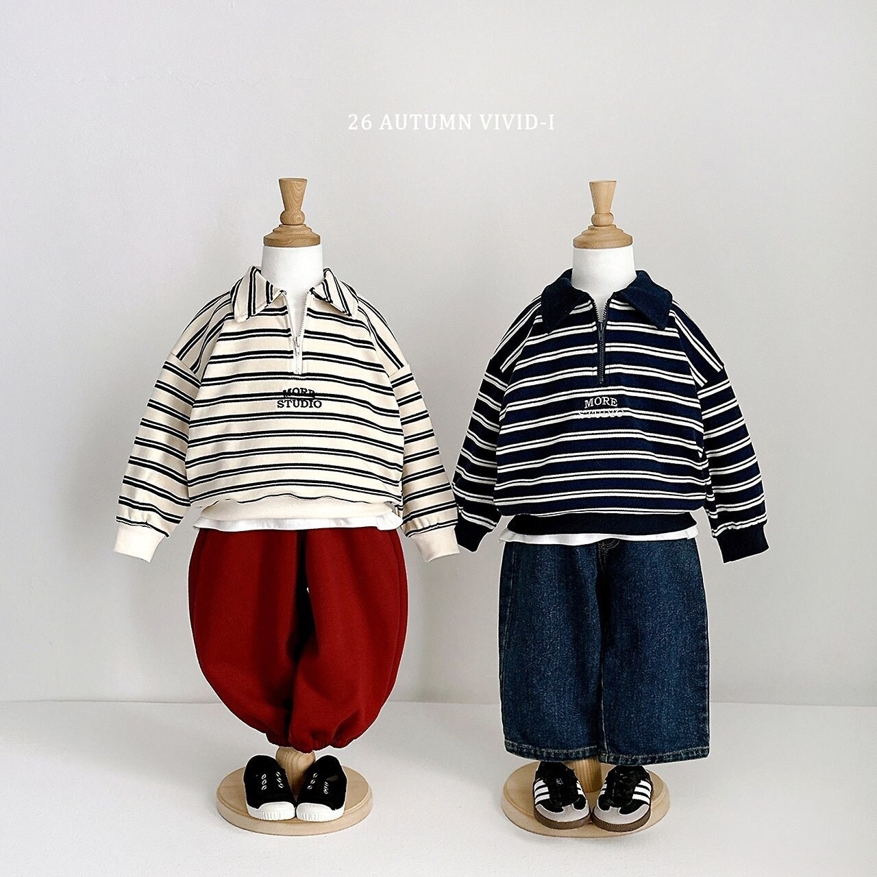 韓国子供服 / VIVID-I / 26Autumn / アノラックMTM / キッズ服 / ジュニア服 / 秋服 *XS~JM*