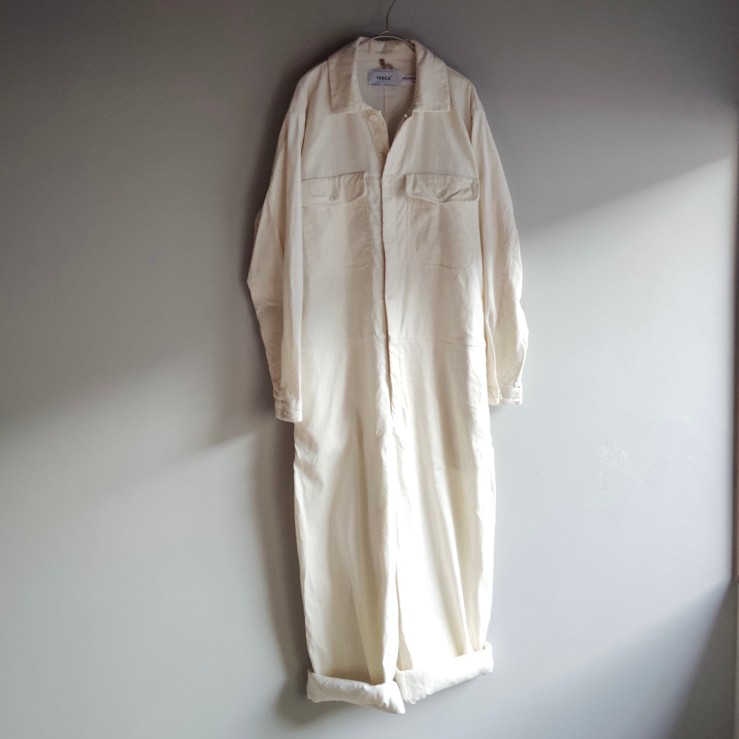 YAECA / ヤエカ Men'sオールインワン NATURAL #44657 size S | Routes