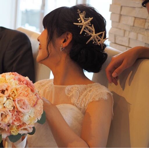 ゼクシィ展示中 スターフィッシュ ヘッドドレス リゾートウェディング 小枝アクセサリー ヒトデ ハワイ ヘッドドレス Marmaid Aile Bouquet ゼクシィ展示中 スターフィッシュ ヘッドドレス リゾートウェディング 小枝アクセサリー ヒトデ ハワイ ヘッドドレス Marmaid Aile Bouquet