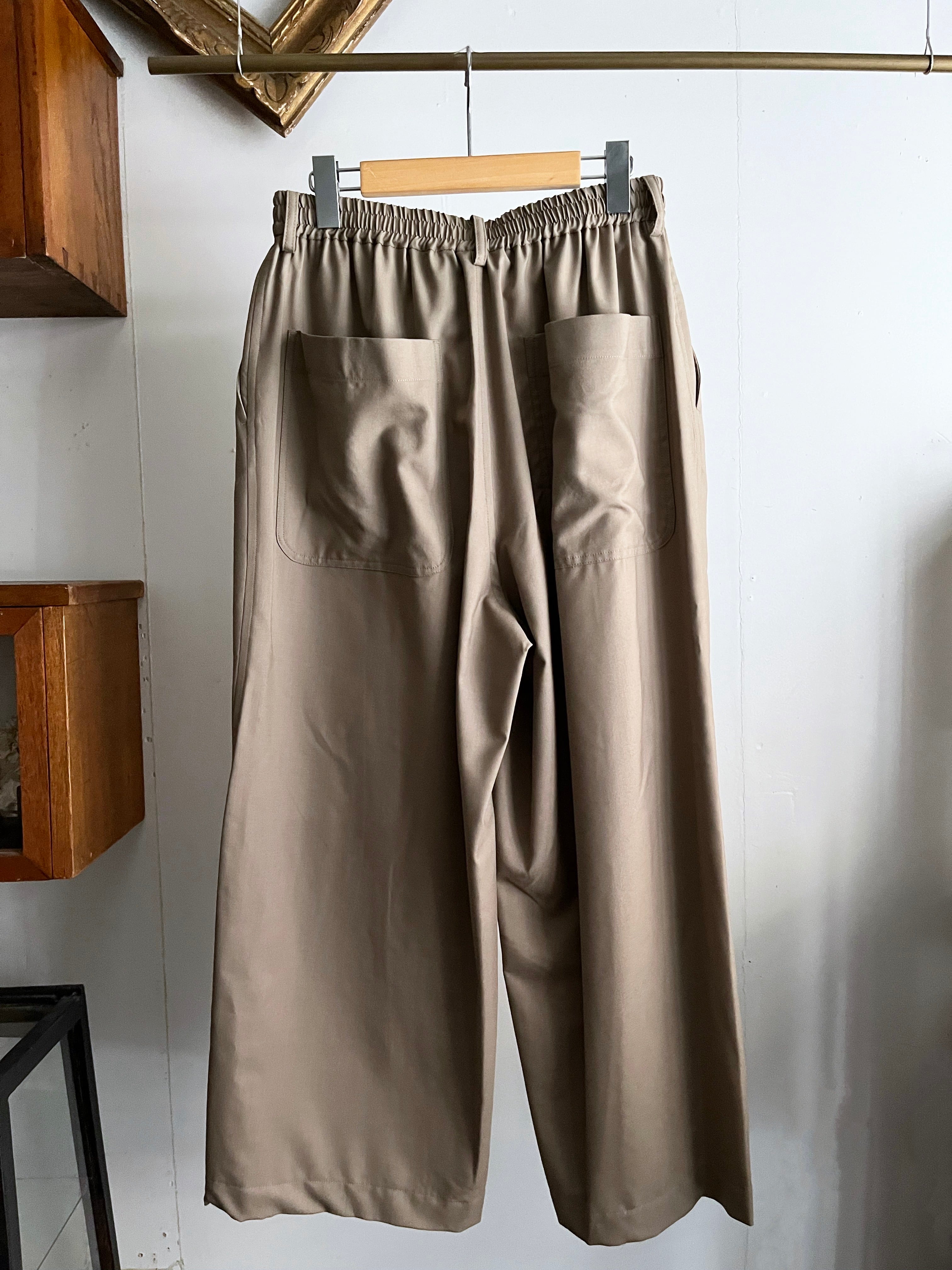 unfil ウールギャバジンワイドトラウザーズ | suifu