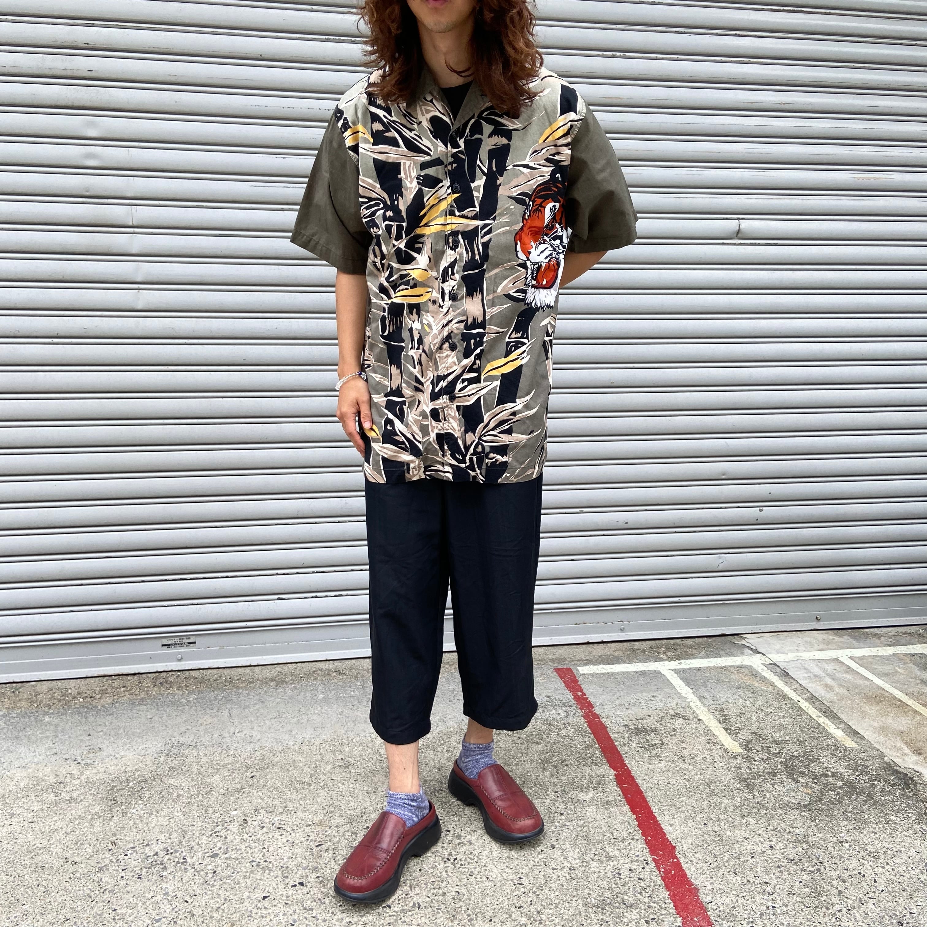レア Stussy ハワイアンシャツ トラ柄 M 【公式通販】