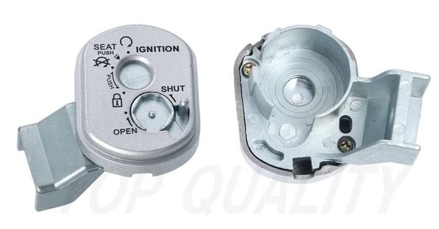 【TOP QUALITY B&G】 ホンダ用 キーシリンダー メイン キーセット スペアキー付き ディオ トゥデイ TODAY AF61/62 キャブ仕様 カスタム パーツ 社外品