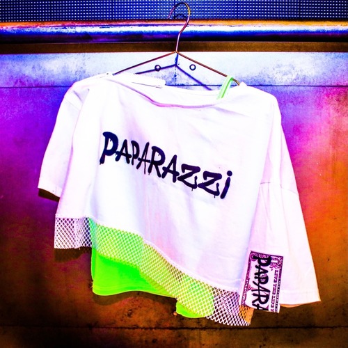 Mesh Layered $-tag Tee