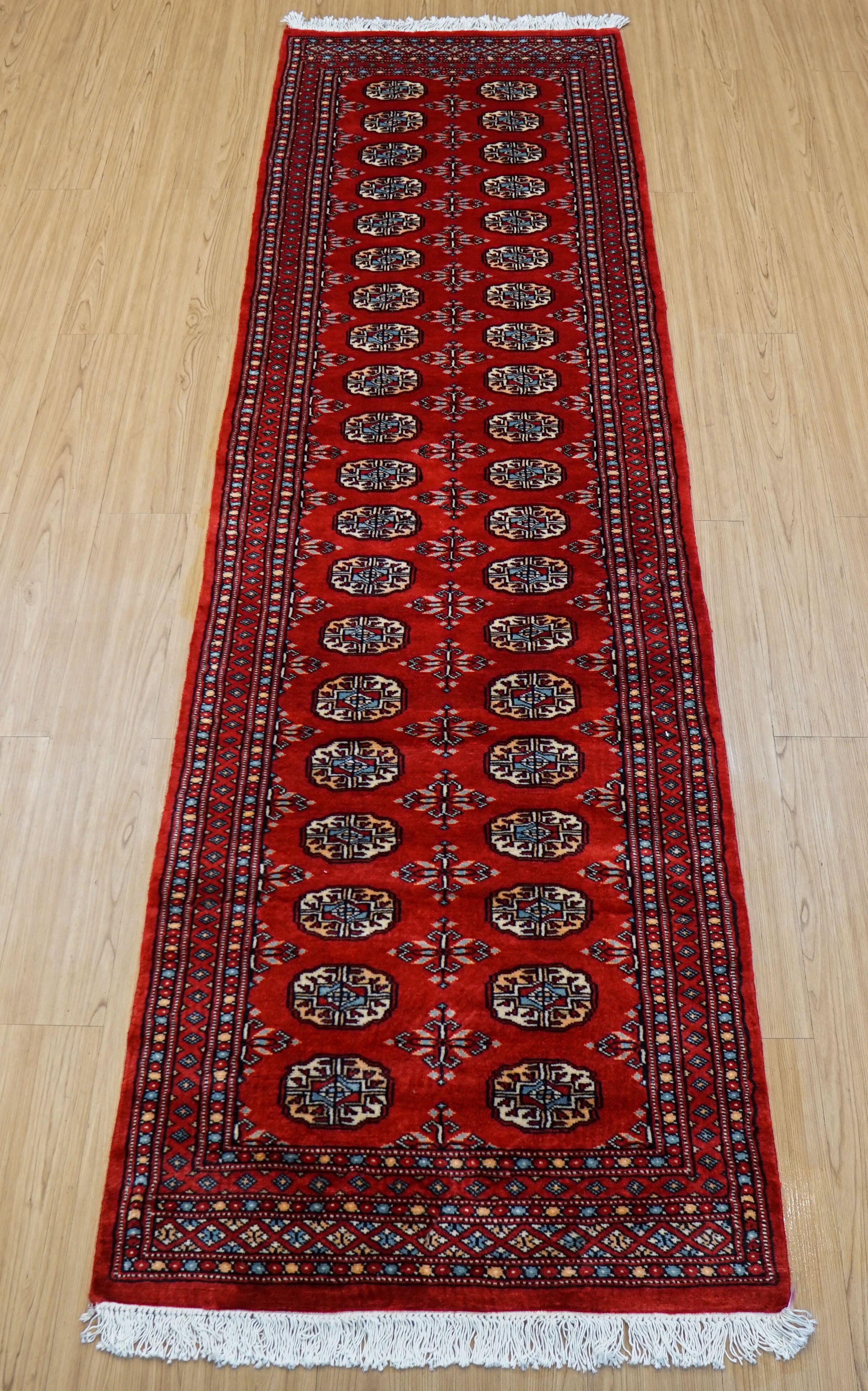 ペルシャ絨毯 カシュクリギャッベ リズバフトギャベ 117×43cm ランナー