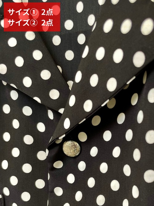 Mercury Mini Button【京都抜染】DOT 開襟 SHIRTS