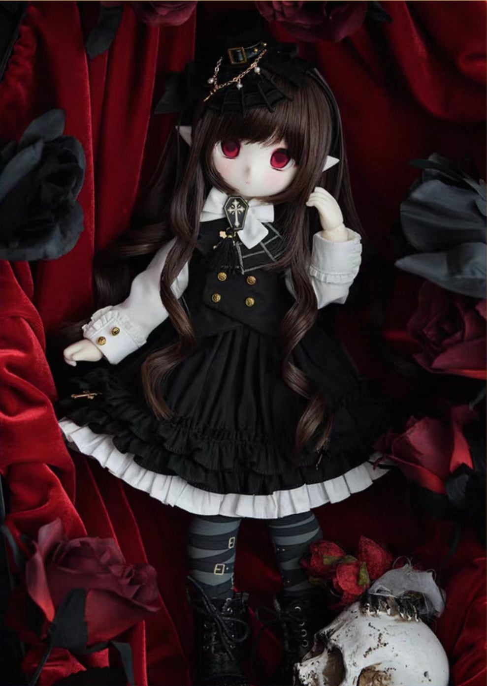 TinyFox【吸血鬼女伯爵 パンドラ 1/6スケールドール アクスタ付き TinyFox【Vampire・Countess】吸血鬼女伯爵 パンドラ 1/6スケール