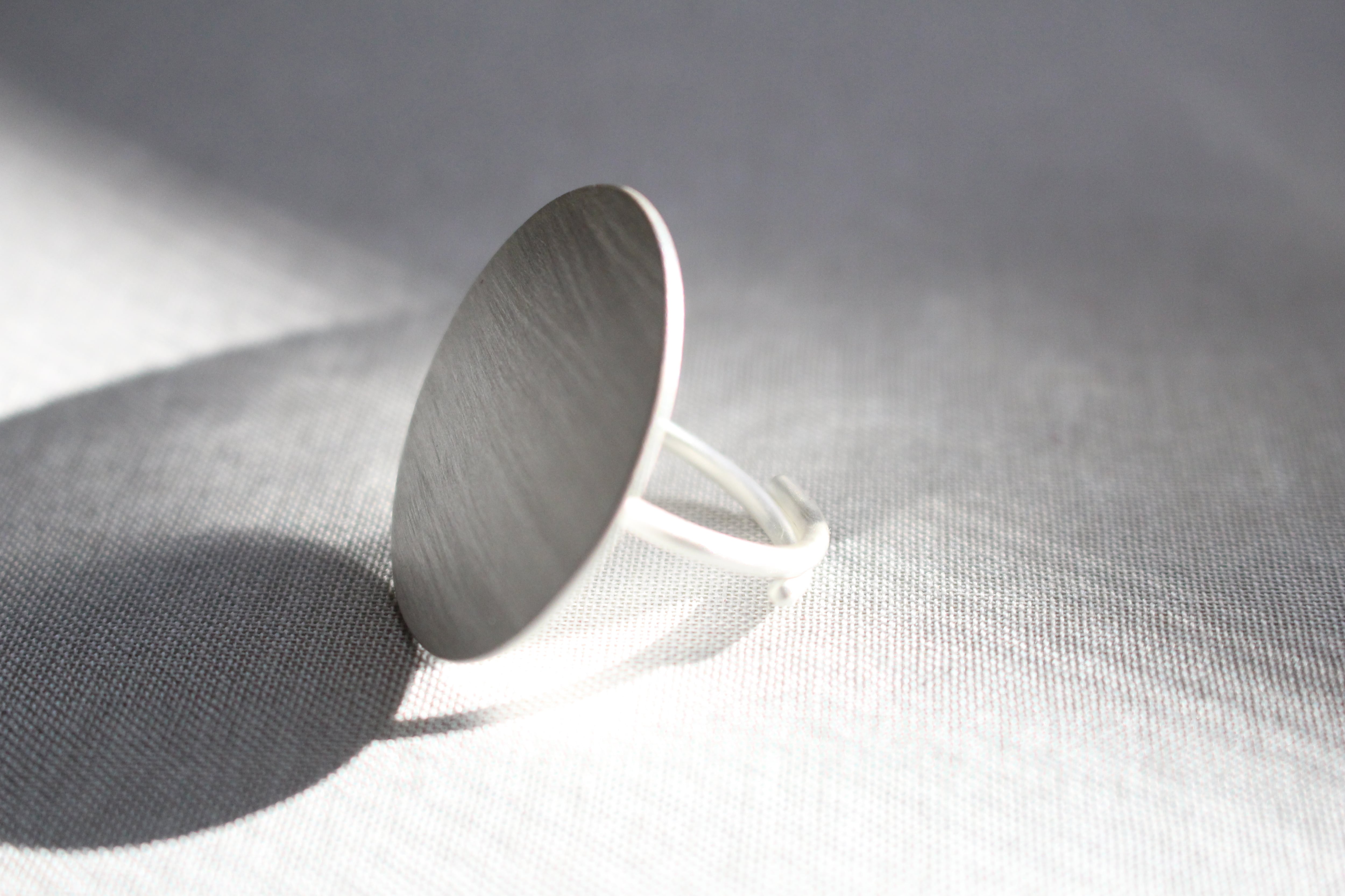 SOL ring -太陽のカガミ- | synchronicity silver jewelry
