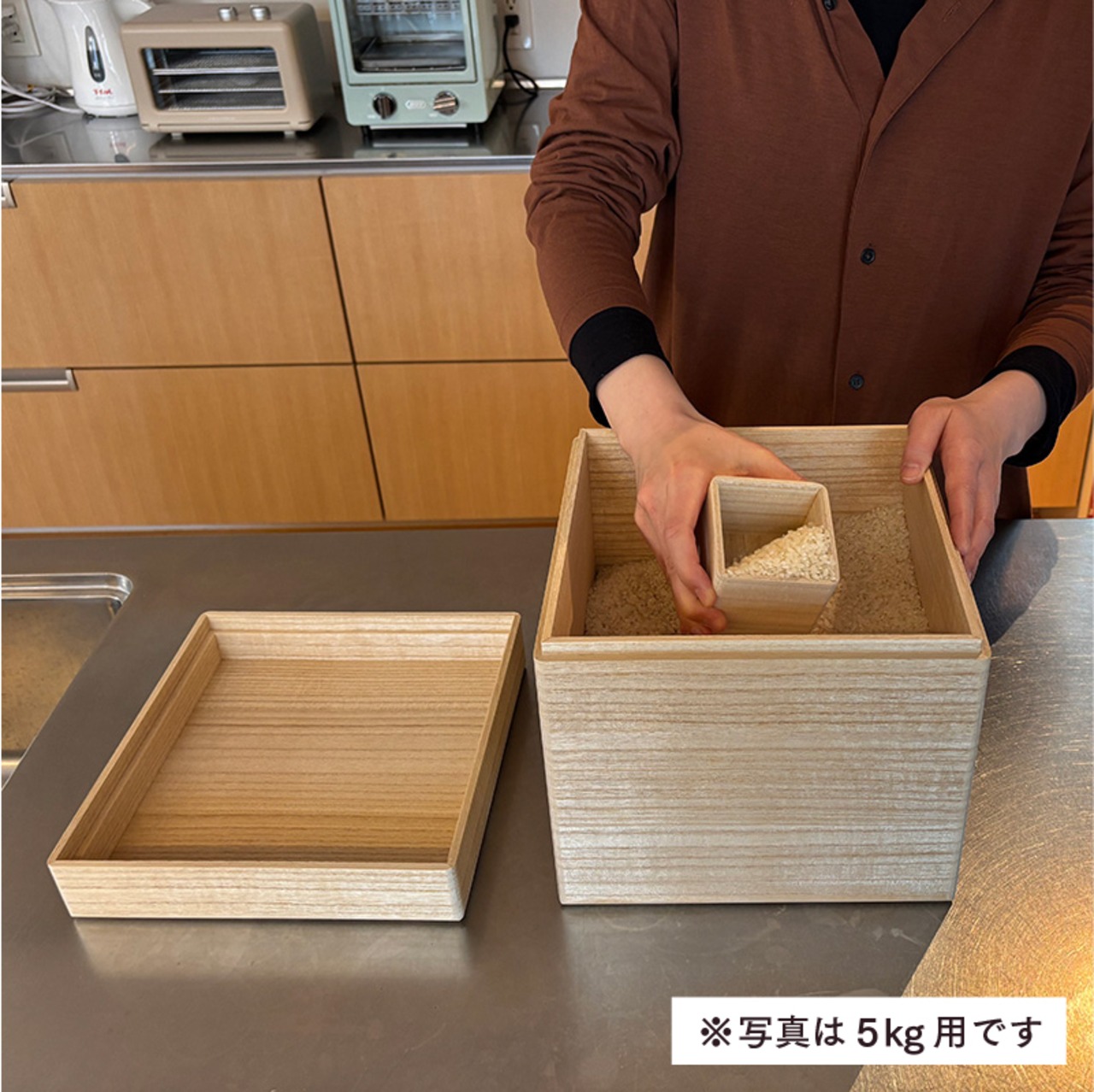 桐の米びつ 2kg・画像5