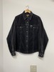 90-00sHARLEY-DAVIDSON Wide Wale Black Corduroy Shirt Jacket/L-XL